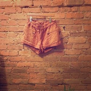 Aritzia- Linen cargo short